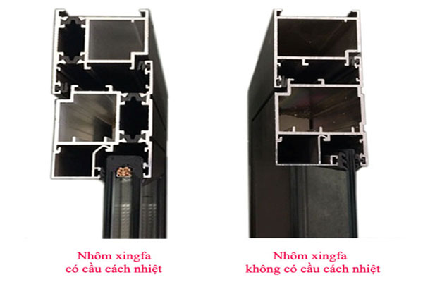 Các loại nhôm hệ  làm cửa trên thị trường hiện nay